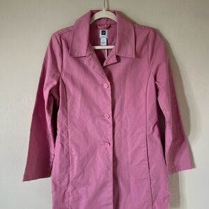 Y2K GAP Pink Trench Coat